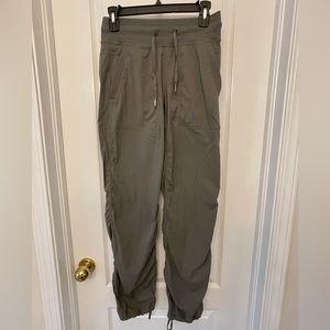 Lululemon dance studio pants, size 4, 28” green
